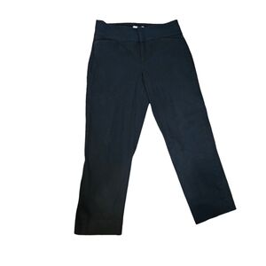 Elle Black Cotton Ankle Length Pants Size 8